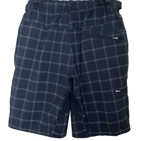 ZOIC Plaid Shorts Men's Medium Cycling Mountain Biking Outdoors Stretch NO Liner - Picture 2 of 9